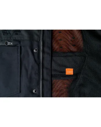 Текстилно мото яке ICON Upstate Canvas National BLACK