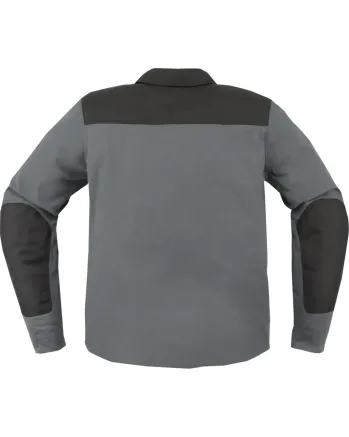 Текстилно мото яке ICON UPSTE CANVAS CE GREY