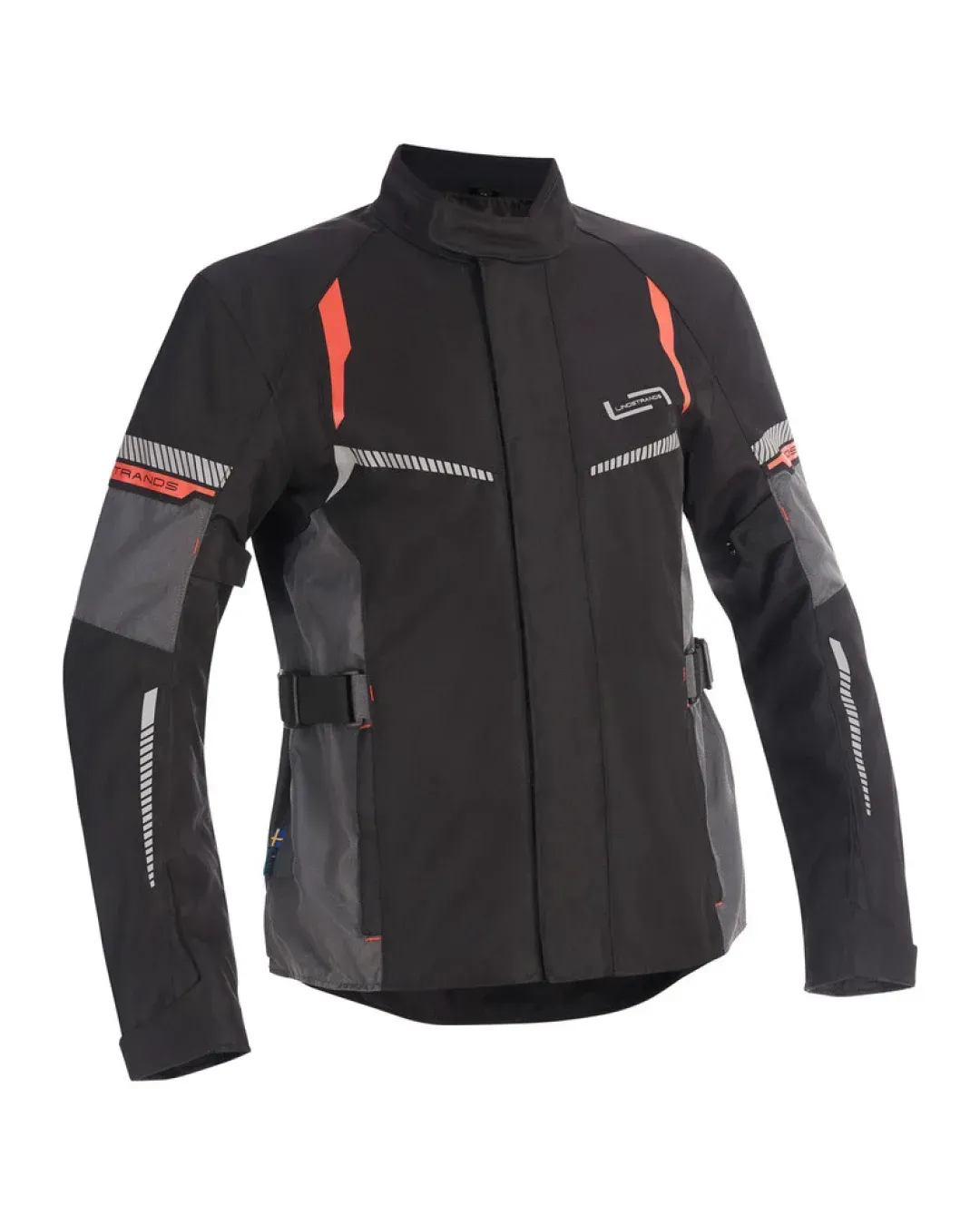 Текстилно мото яке Lindstrands Backafall Black/grey