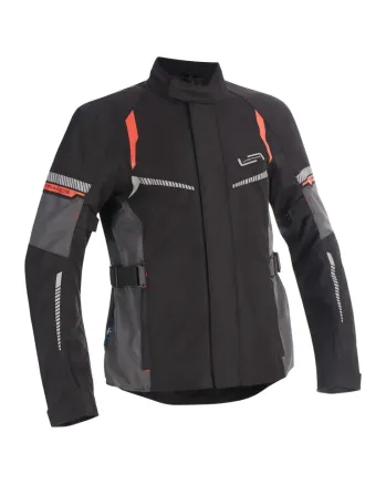 Текстилно мото яке Lindstrands Backafall Black/grey