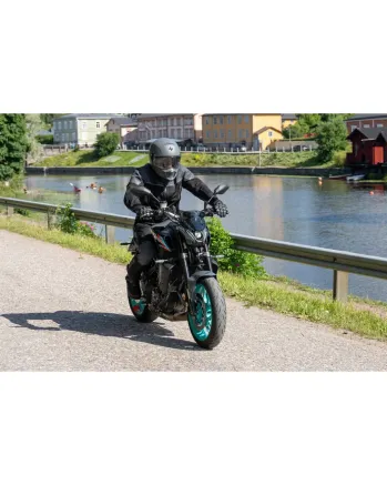 Текстилно мото яке Lindstrands Bydalen Black/Steel Grey
