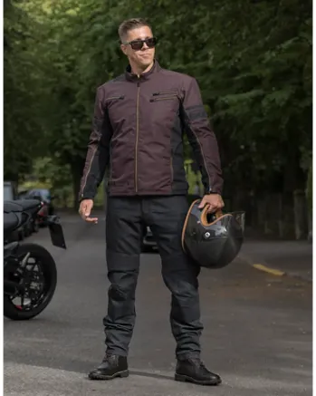 Текстилно мото яке Lindstrands Lysvik Brown