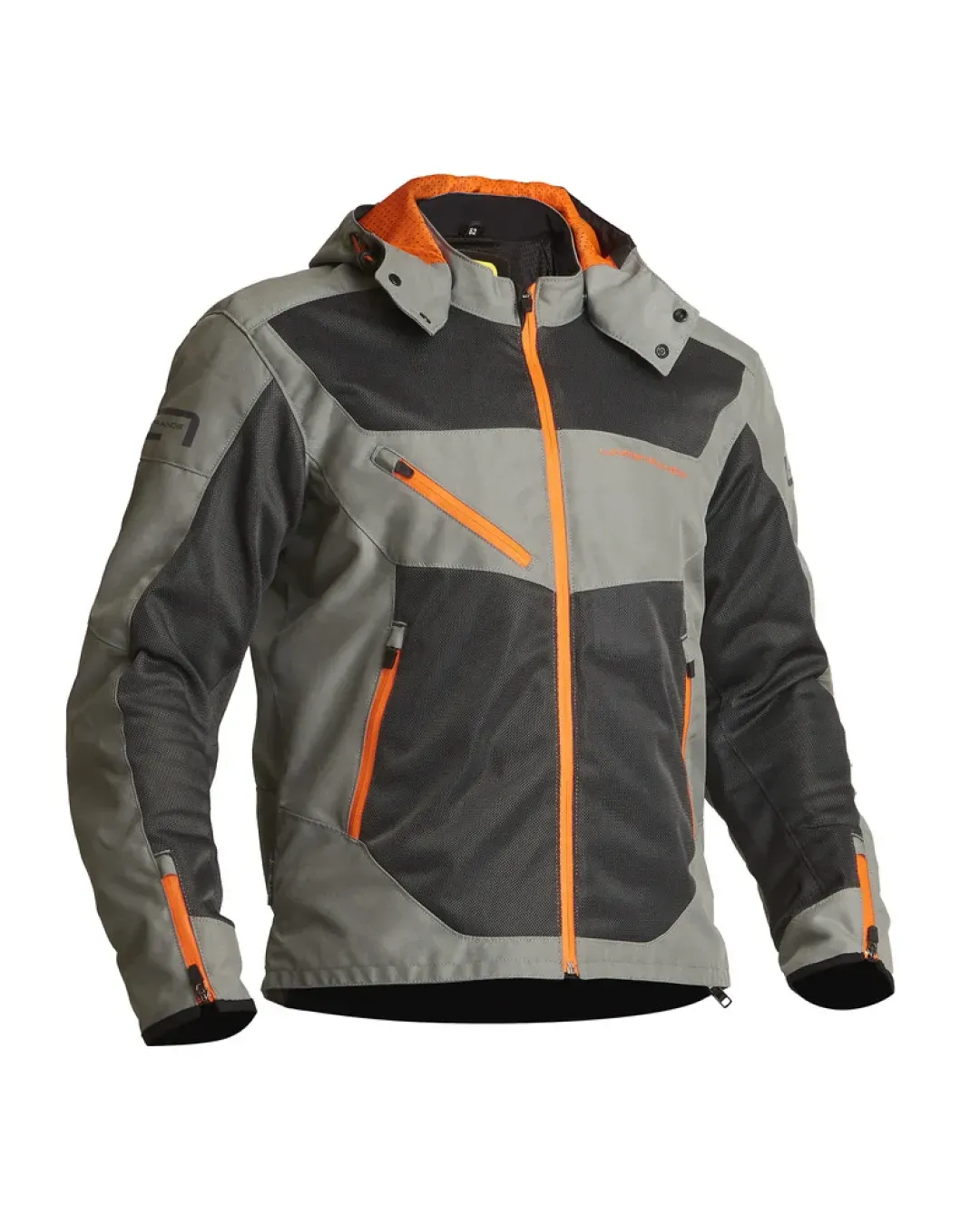 Текстилно мото яке Lindstrands Rexbo Grey/orange