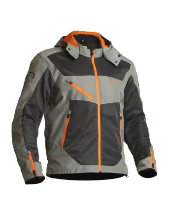 Текстилно мото яке Lindstrands Rexbo Grey/orange