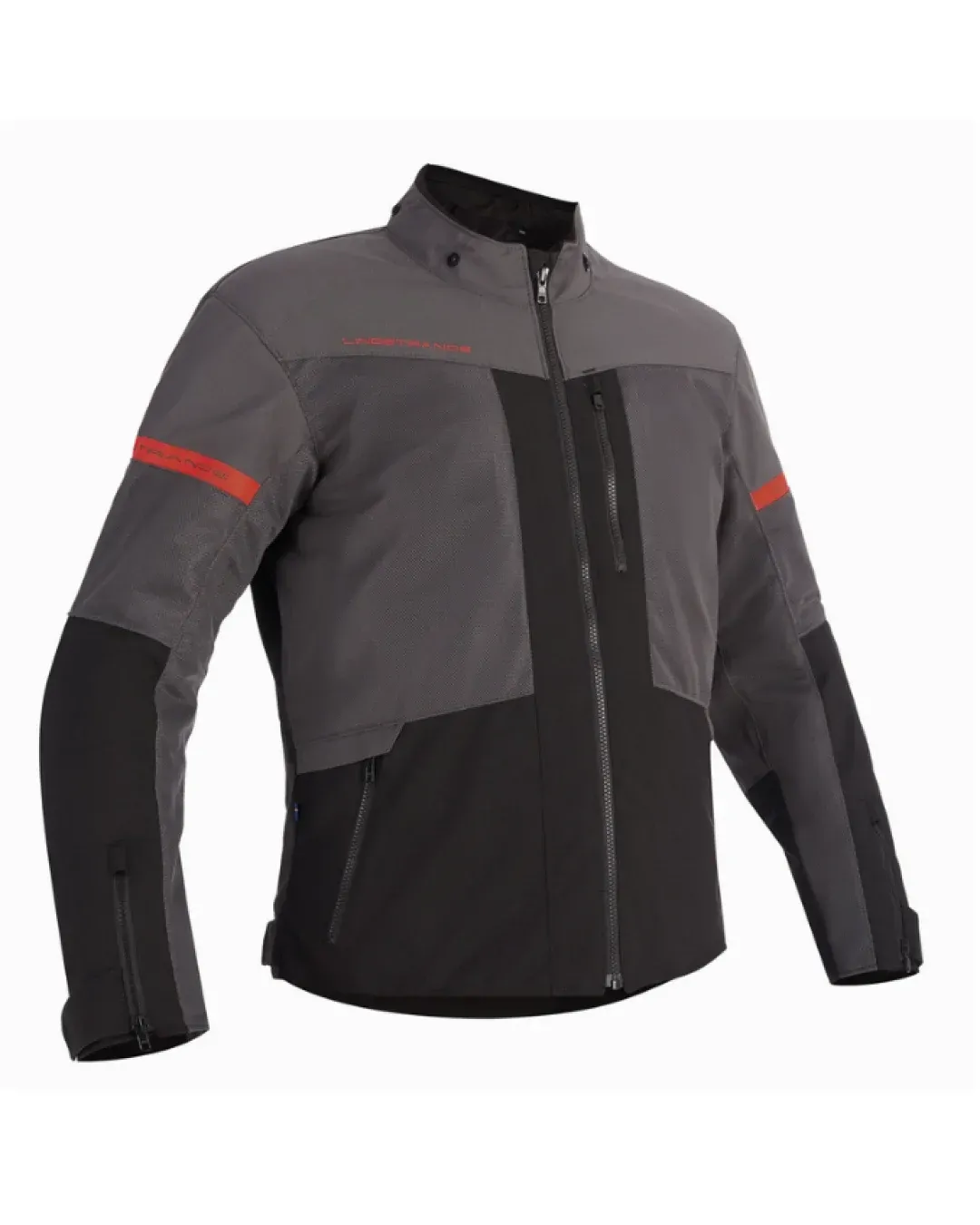 Текстилно мото яке Lindstrands Rexbo V2 Grey Black