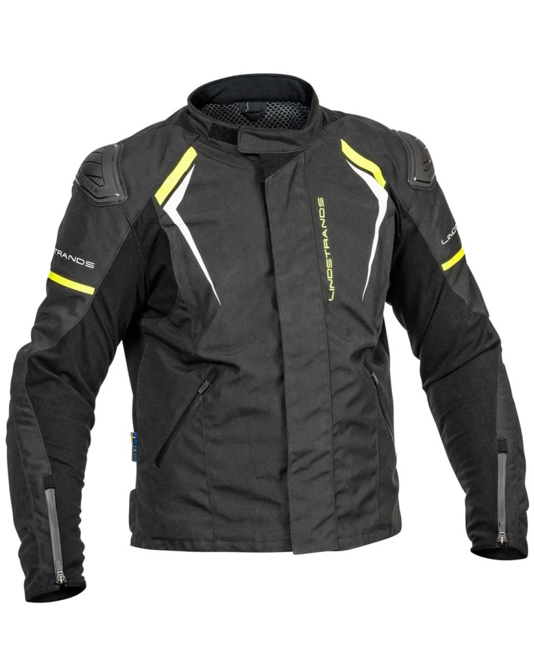 Текстилно мото яке Lindstrands Sandvik Black/yellow