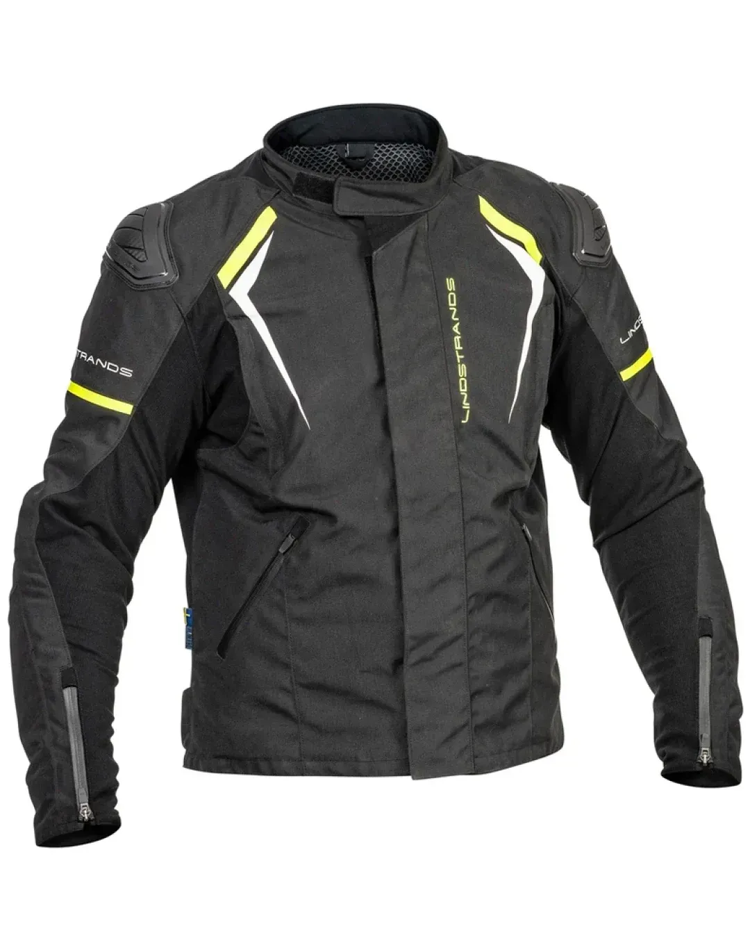 Текстилно мото яке Lindstrands Sandvik Black/yellow