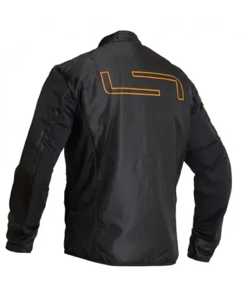 Текстилно мото яке Lindstrands Sunne Black/Orange