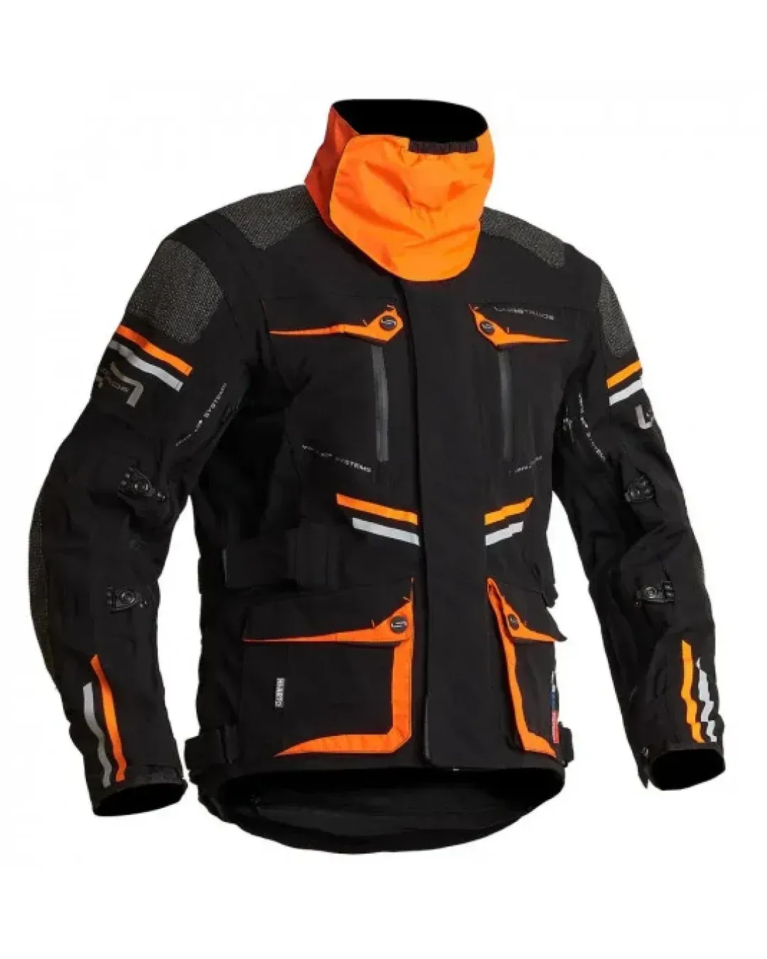 Текстилно мото яке Lindstrands Sunne Black/Orange