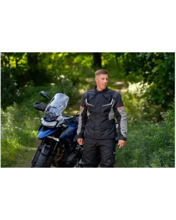 Текстилно мото яке Lindstrands Sylarna Black/Light Grey