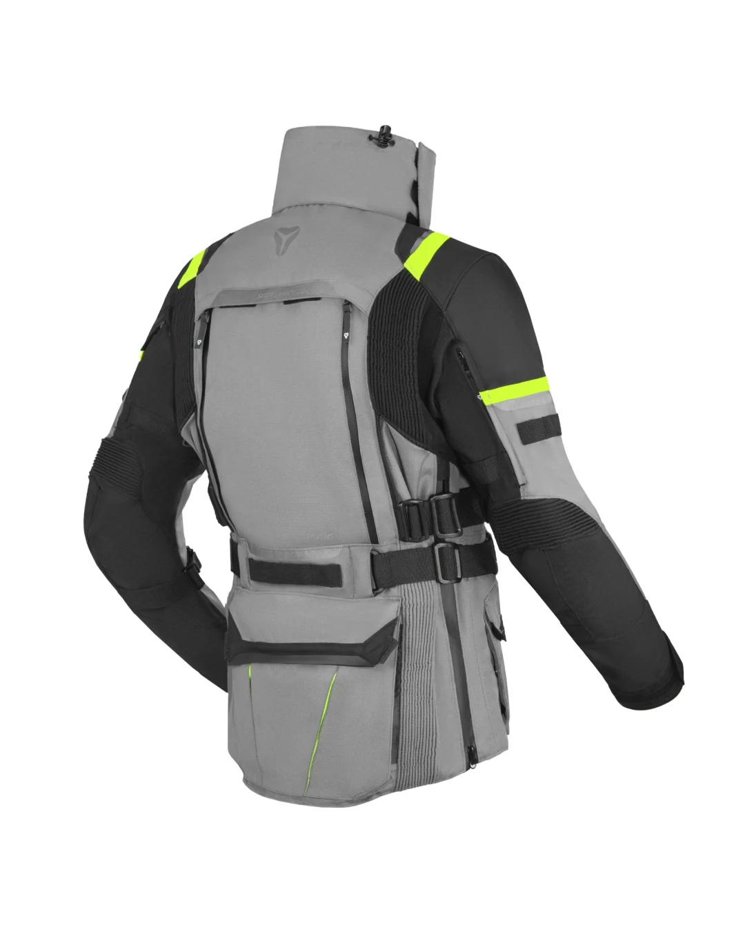 Текстилно мото яке  SECA ARRAKIS III TITANIUM/NEON YELLOW