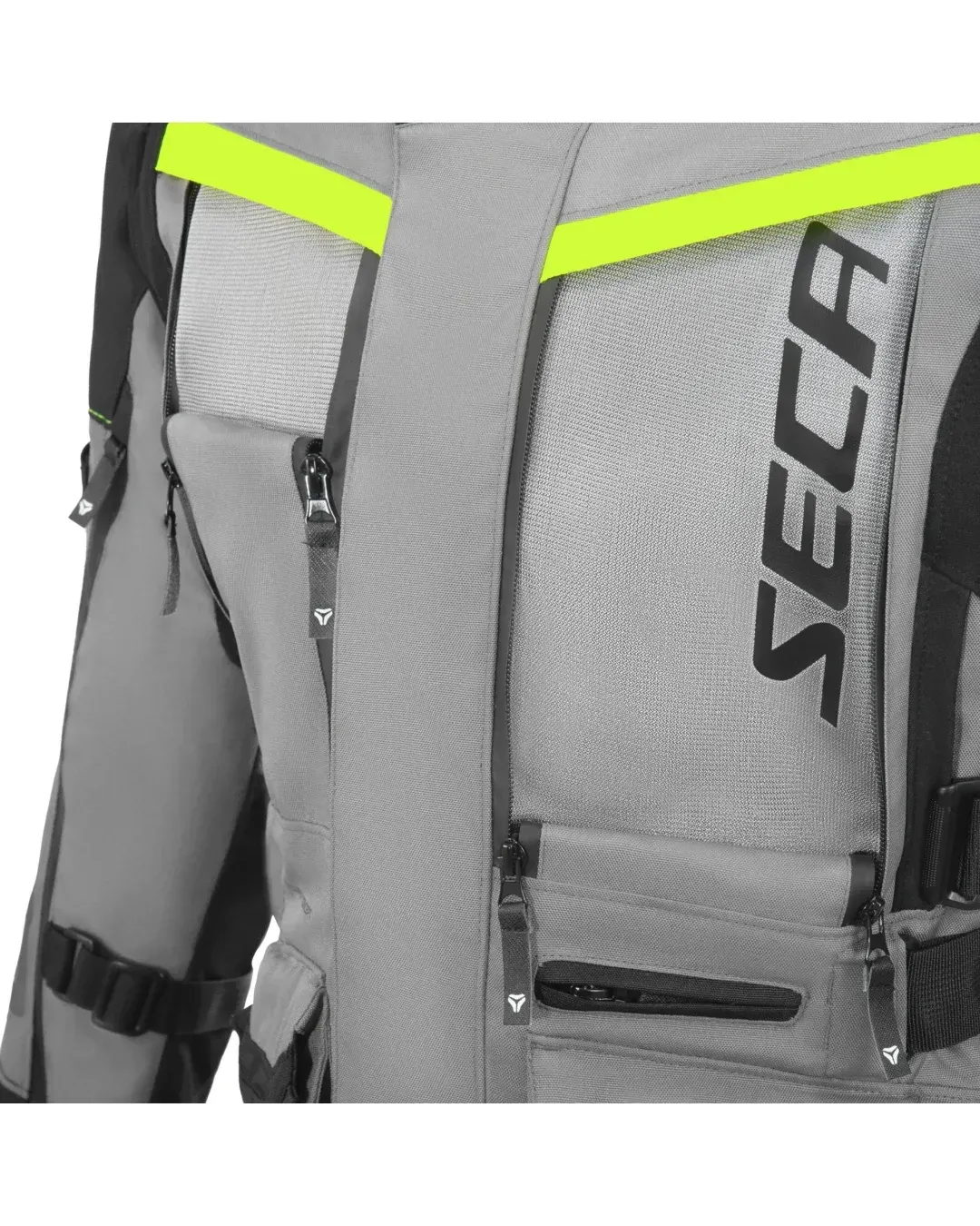 Текстилно мото яке  SECA ARRAKIS III TITANIUM/NEON YELLOW
