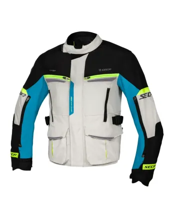 Текстилно мото яке SECA COMPASS BLUE