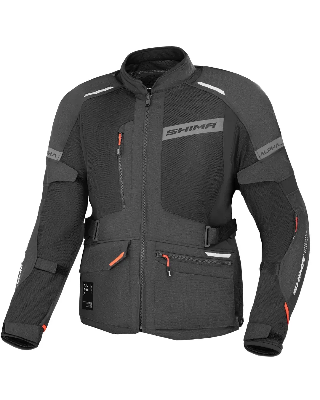 Текстилно мото яке SHIMA ALPHA BLACK