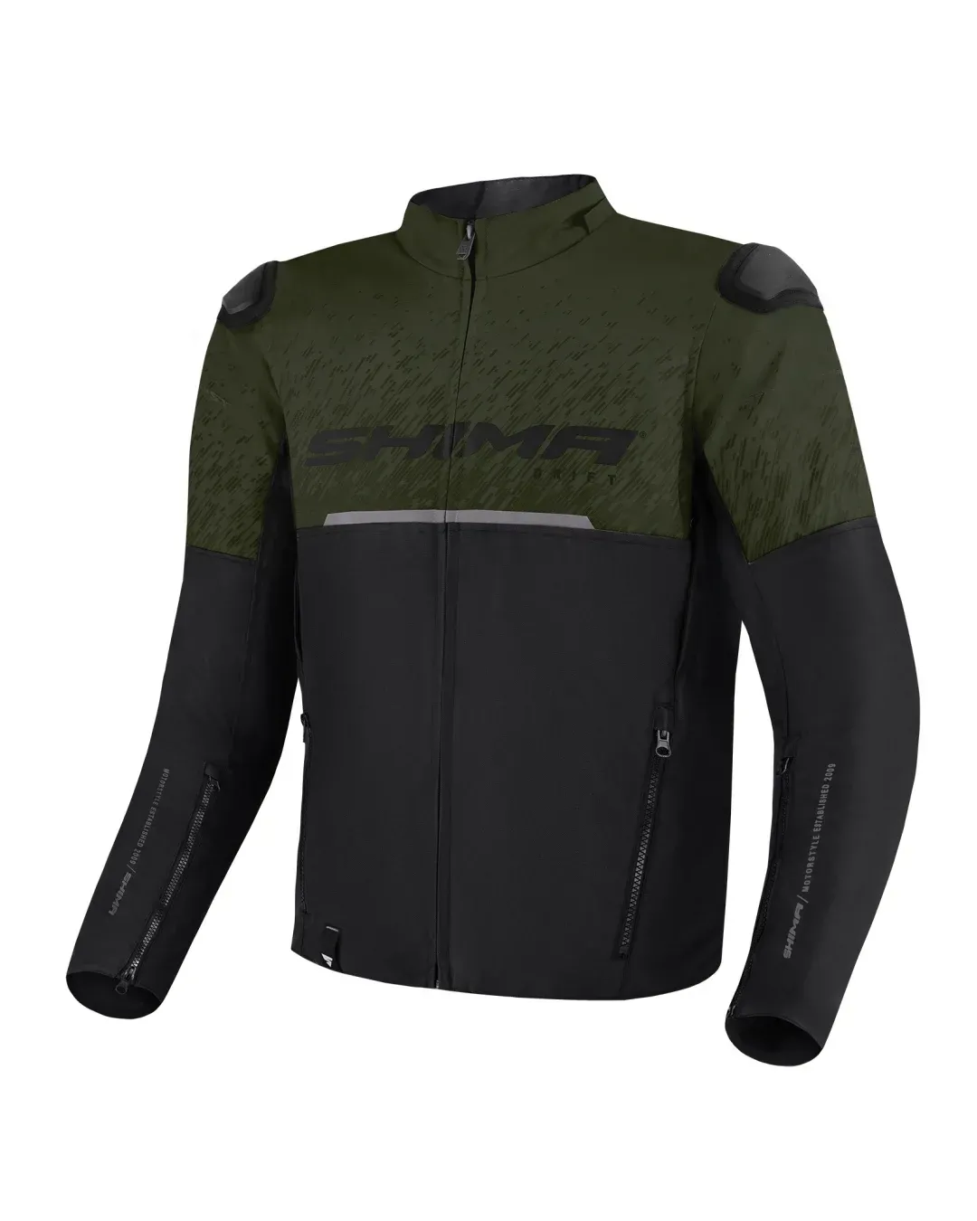 Текстилно мото яке SHIMA DRIFT BLACK/KHAKI