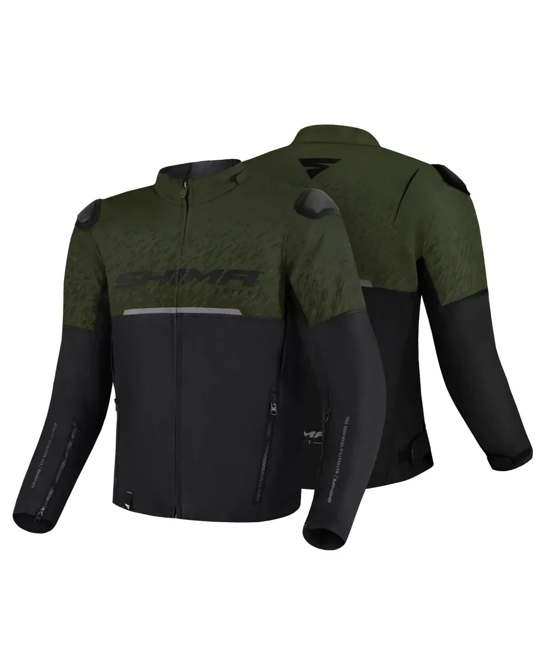 Текстилно мото яке SHIMA DRIFT BLACK/KHAKI
