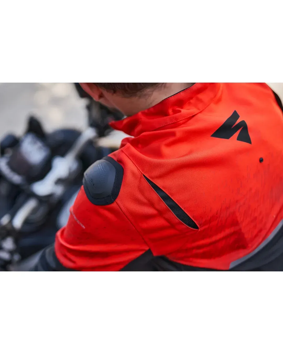 Текстилно мото яке SHIMA DRIFT BLACK/RED