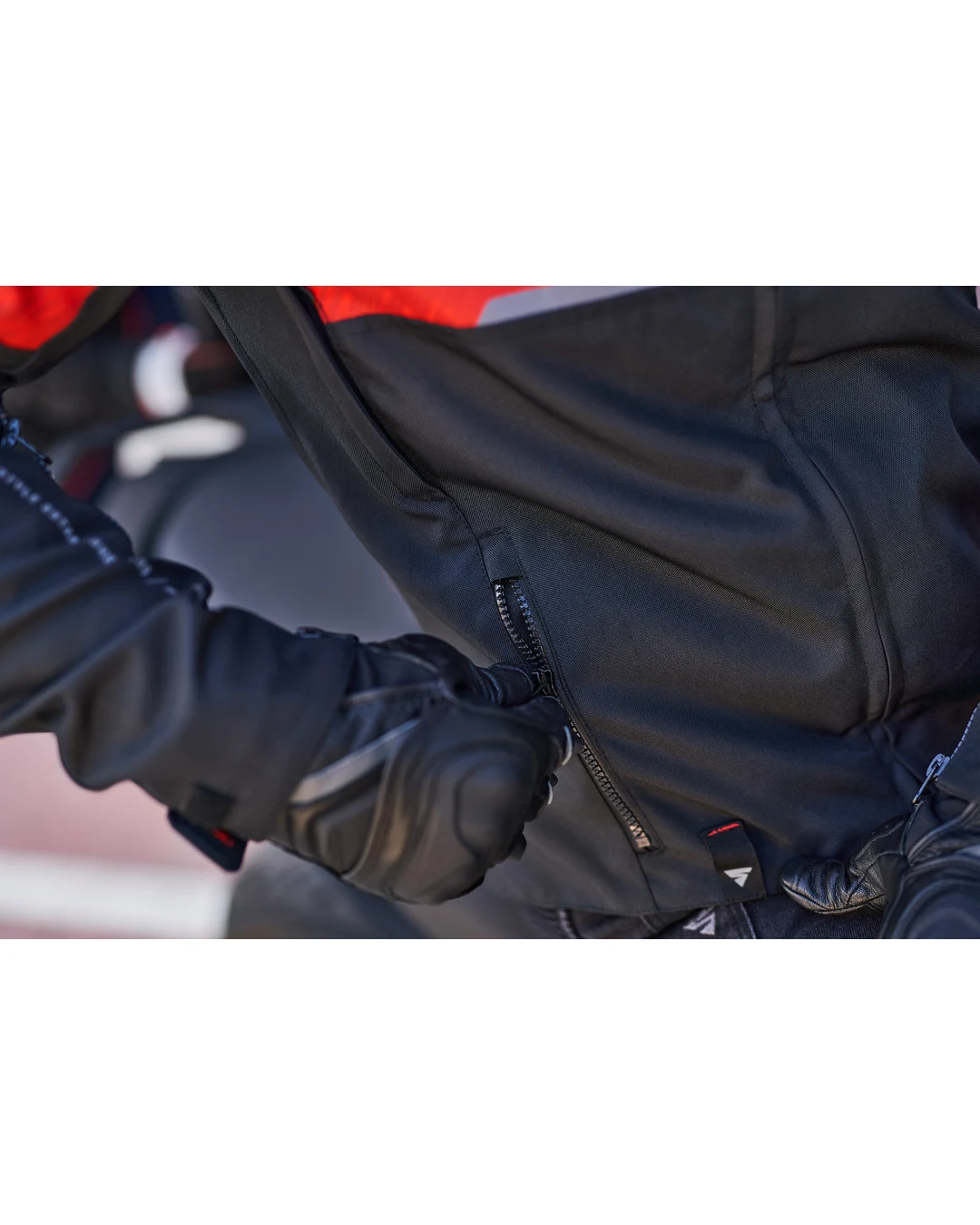 Текстилно мото яке SHIMA DRIFT BLACK/RED