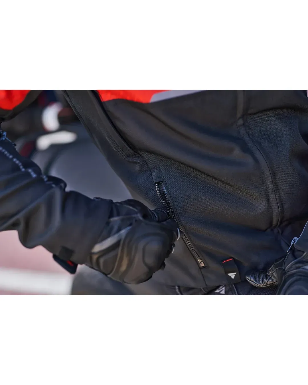 Текстилно мото яке SHIMA DRIFT BLACK/RED
