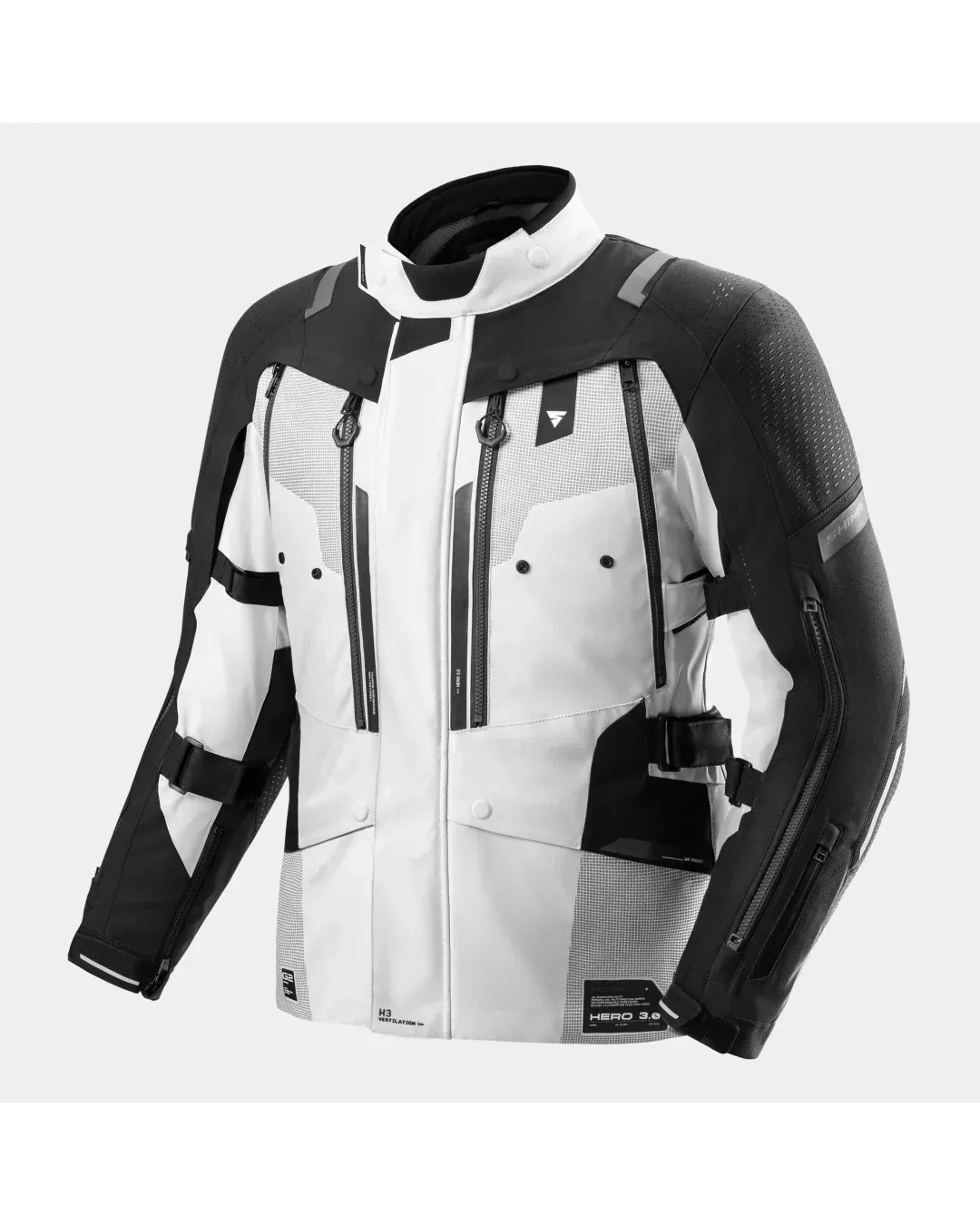 Текстилно мото яке SHIMA HERO 3.0 GREY/BLACK