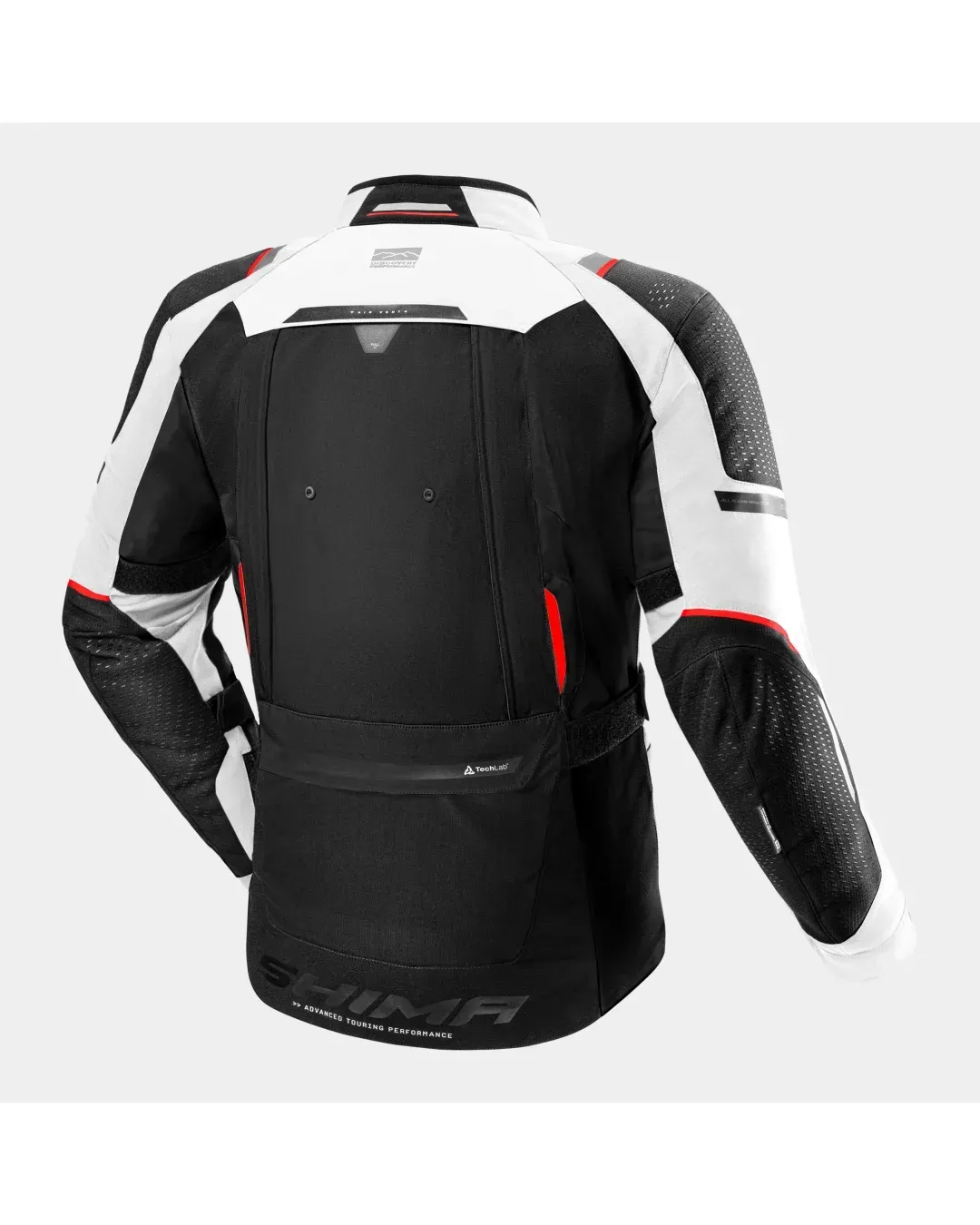 Текстилно мото яке SHIMA HERO 3.0 GREY/RED