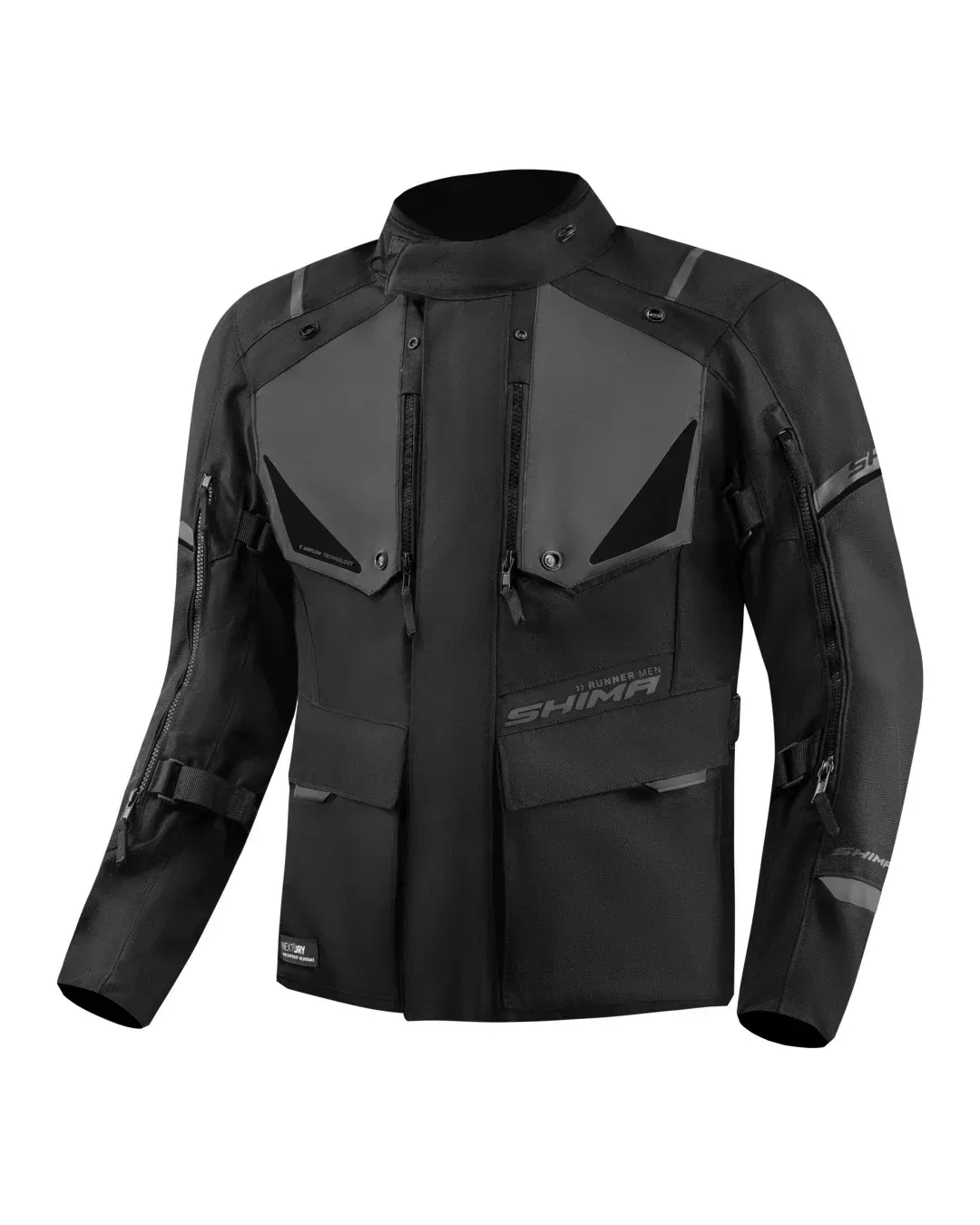 Текстилно мото яке SHIMA RUNNER BLACK