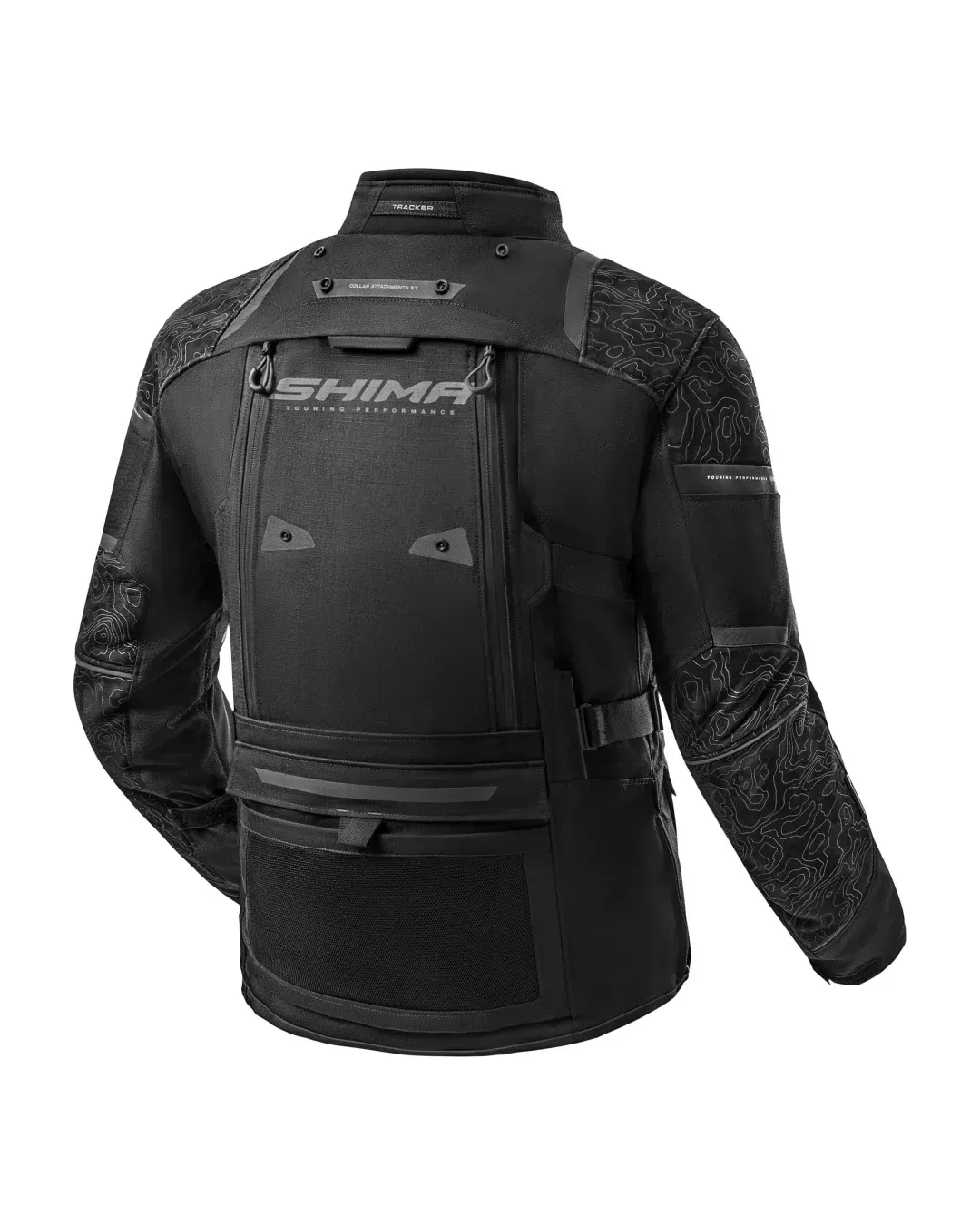 Текстилно мото яке SHIMA TRACKER BLACK