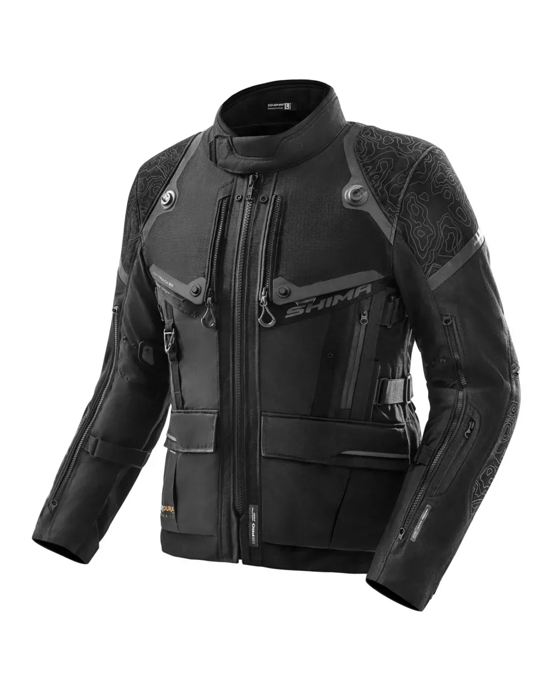Текстилно мото яке SHIMA TRACKER BLACK