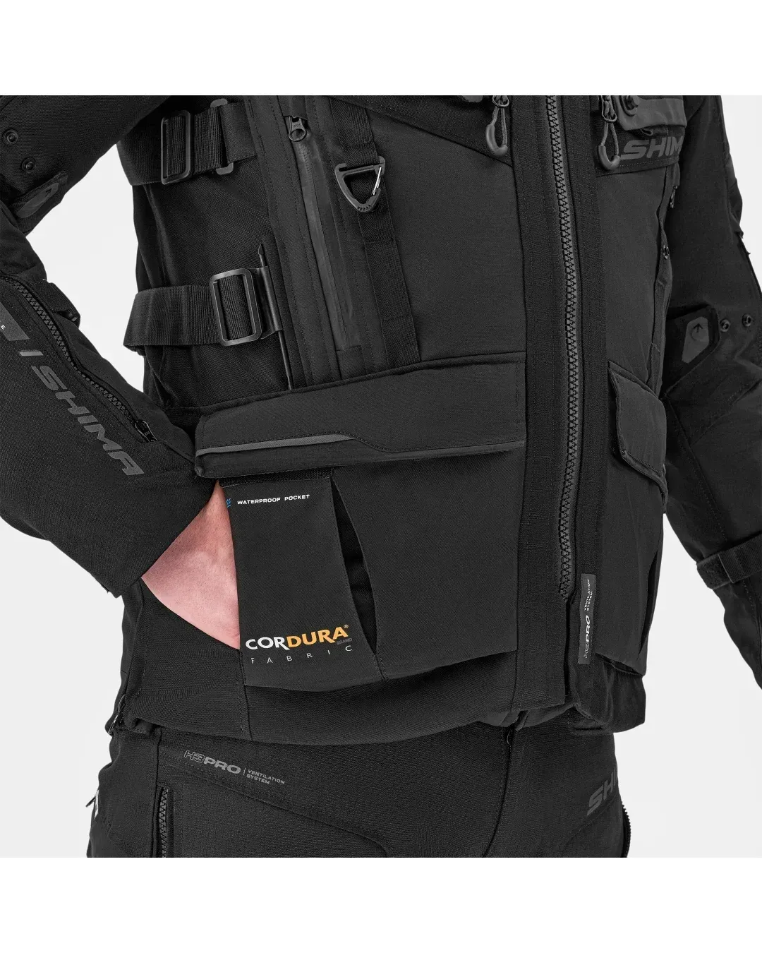 Текстилно мото яке SHIMA TRACKER DARK GREY