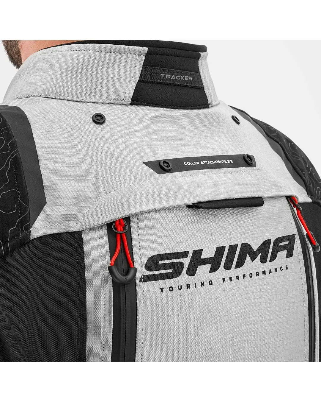 Текстилно мото яке SHIMA TRACKER LIGHT GREY