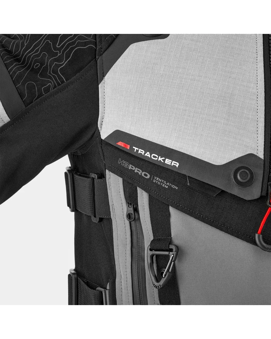 Текстилно мото яке SHIMA TRACKER LIGHT GREY