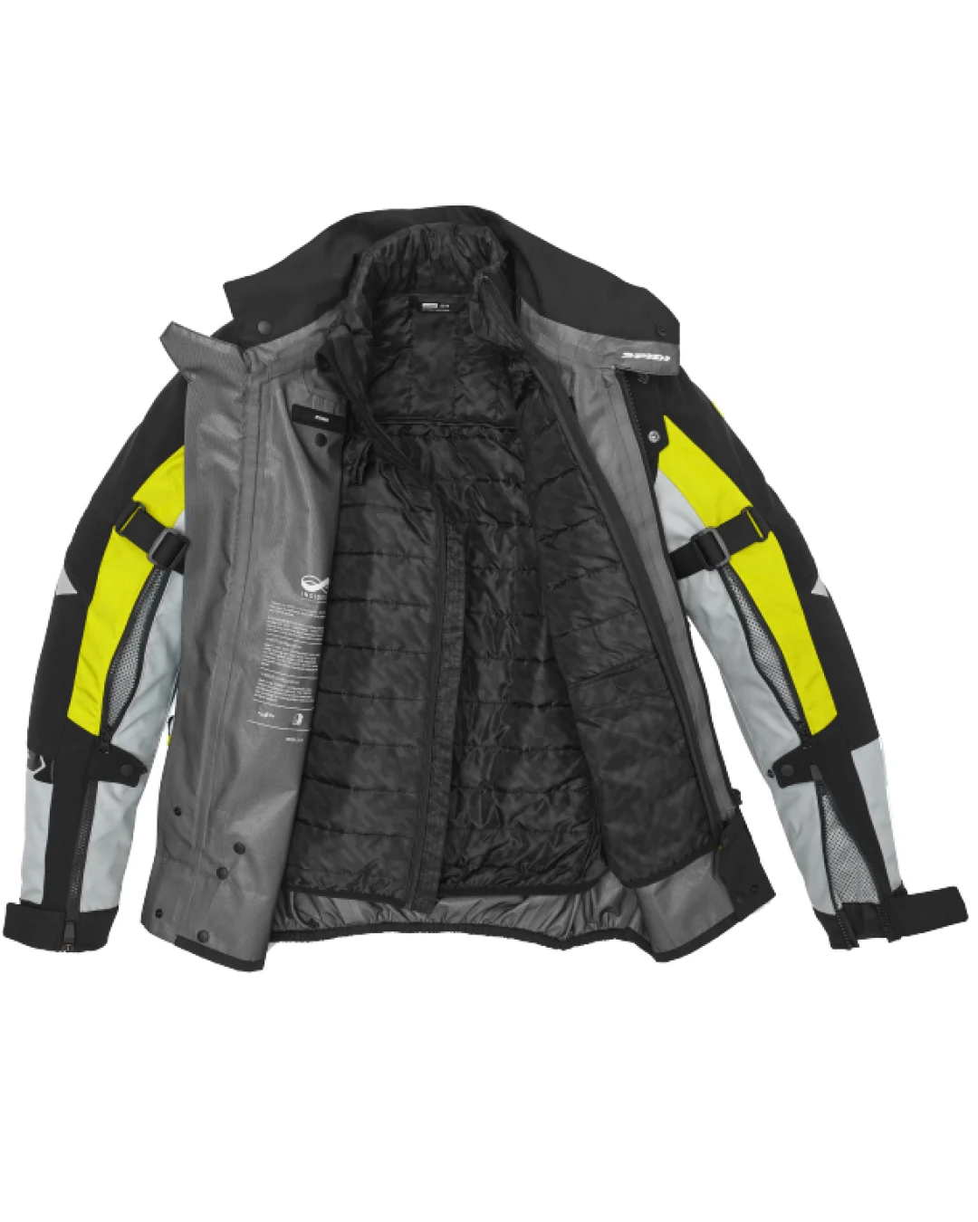 Текстилно мото яке SPIDI ALLROAD 3в1 YELLOW FLUO