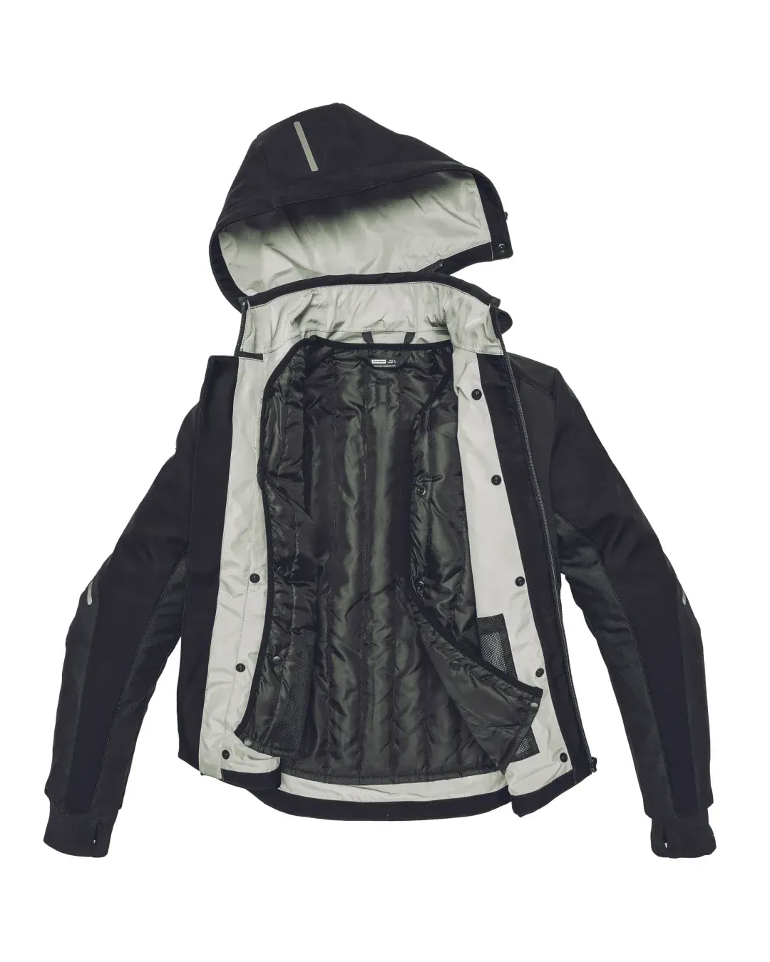 Текстилно мото яке SPIDI Hoodie Armor H2Out Black