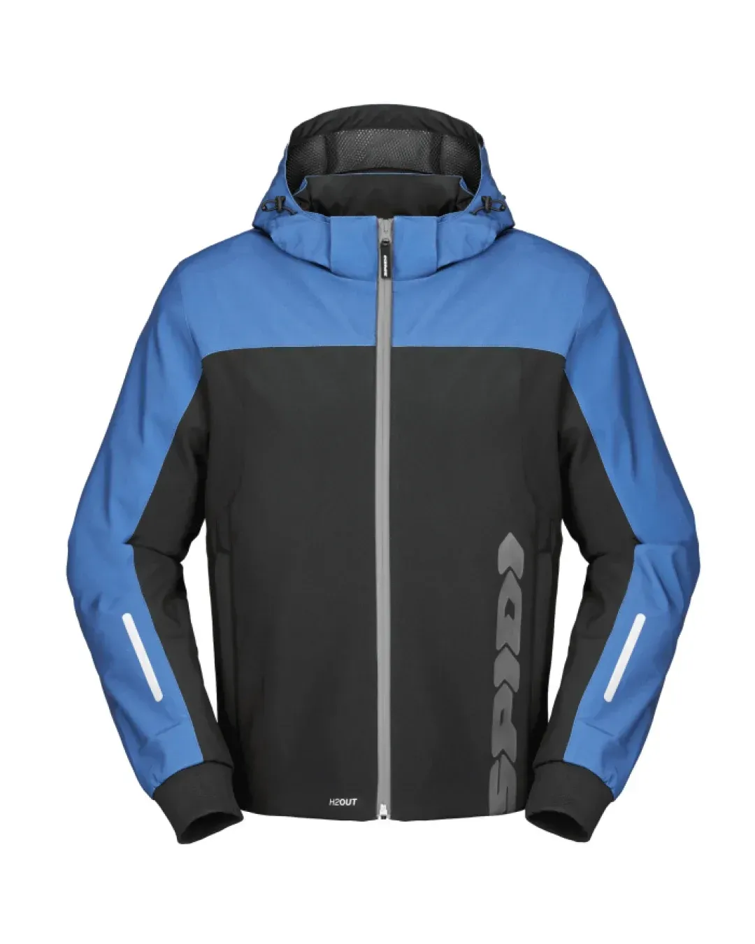 Текстилно мото яке SPIDI HOODIE H2OUT II BLACK/BLUE