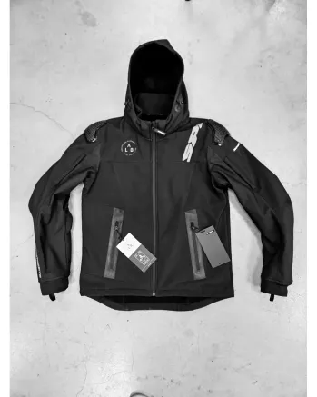 Текстилно мото яке SPIDI HOODIE WARRIOR BLACK