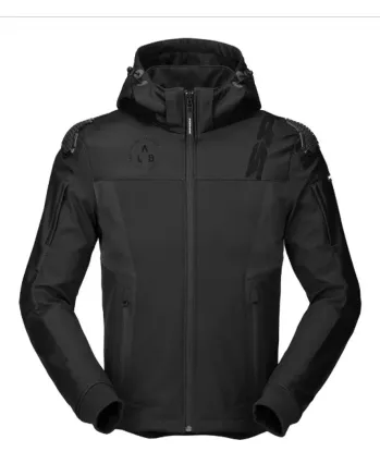 Текстилно мото яке SPIDI HOODIE WARRIOR BLACK