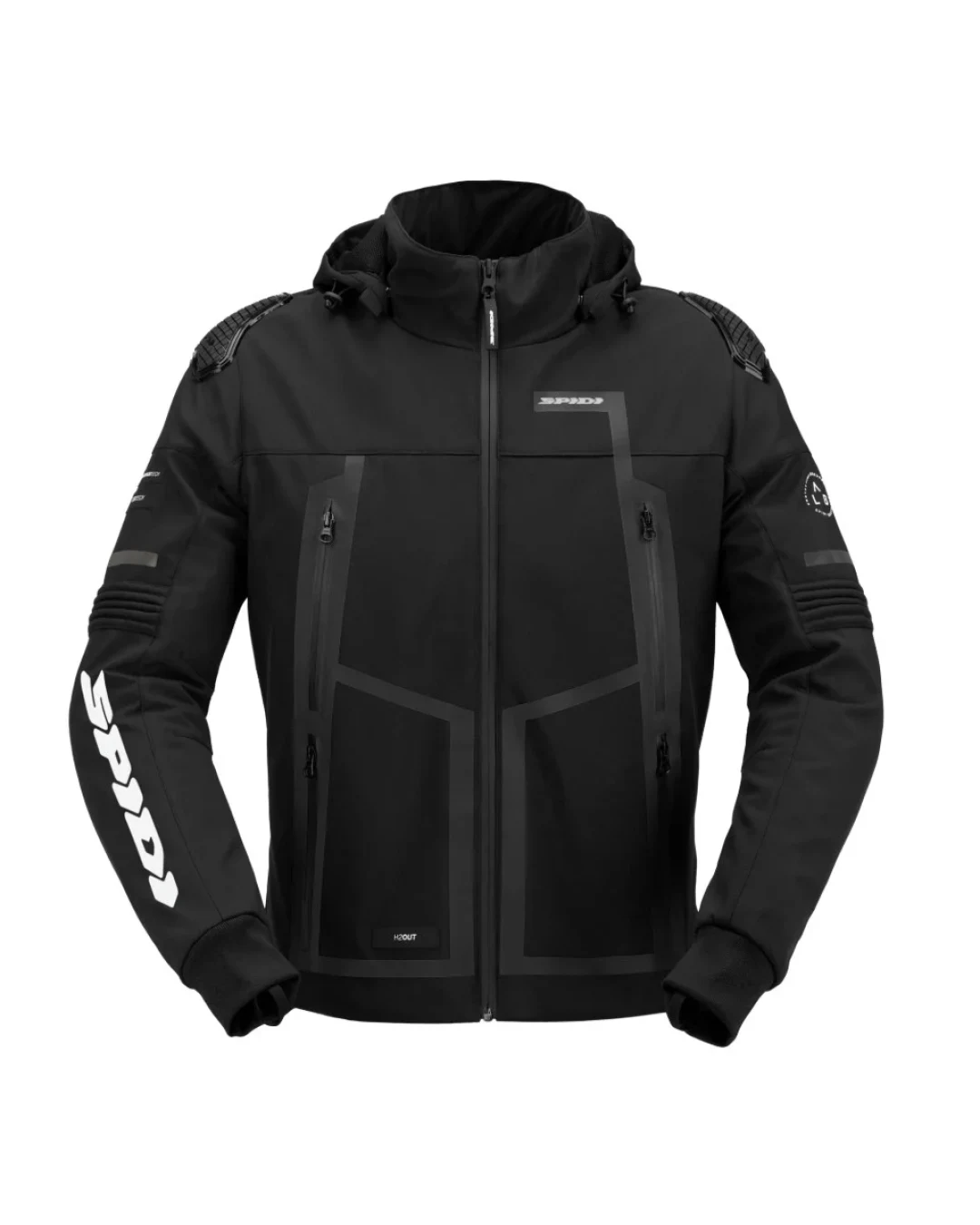Текстилно мото яке SPIDI HOODIE WARRIOR H2OUT BLACK