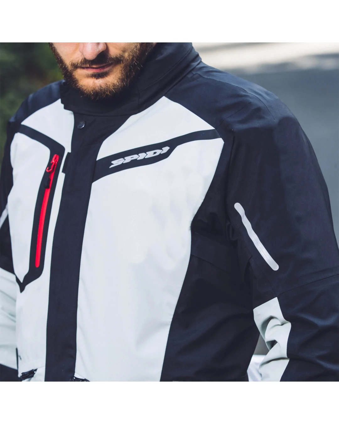 Текстилно мото яке SPIDI Mission-T H2Out Black/Ice