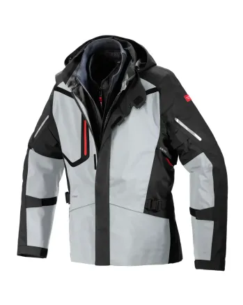 Текстилно мото яке SPIDI Mission-T H2Out Black/Ice