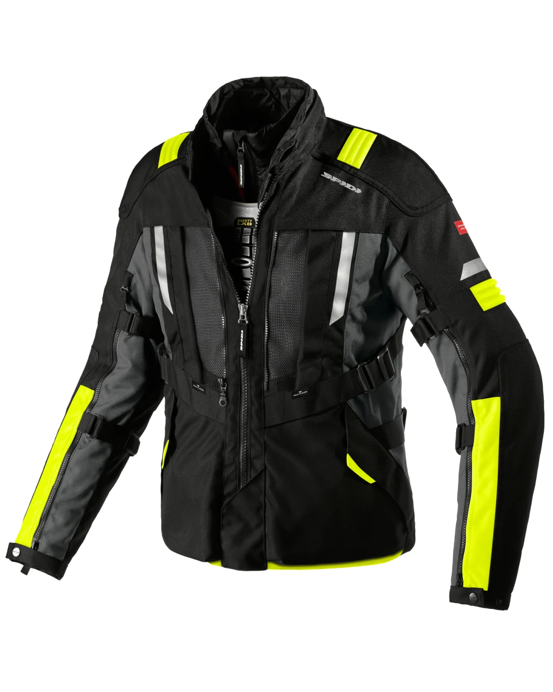 Текстилно мото яке SPIDI MODULAR YELLOW FLUO