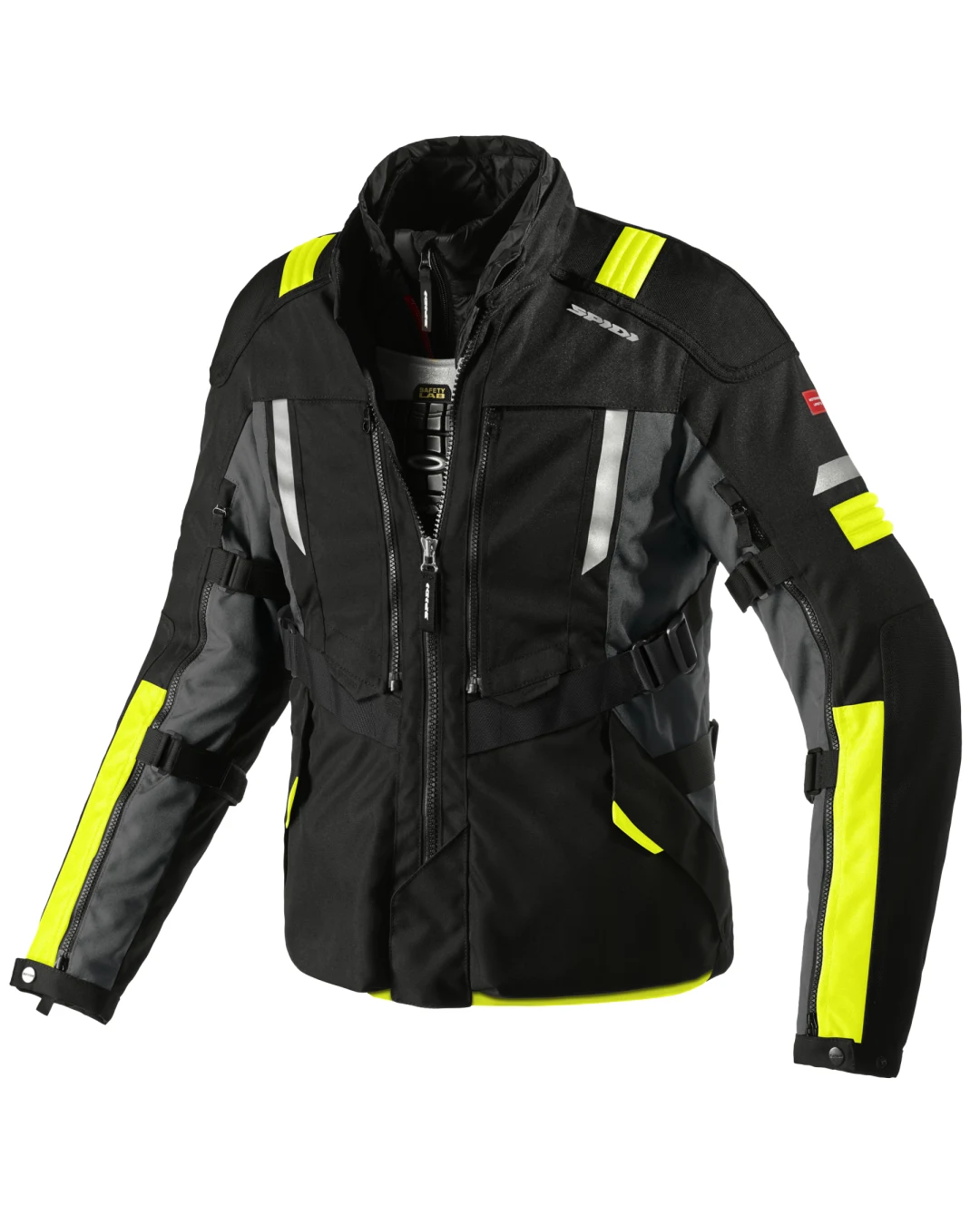 Текстилно мото яке SPIDI MODULAR YELLOW FLUO