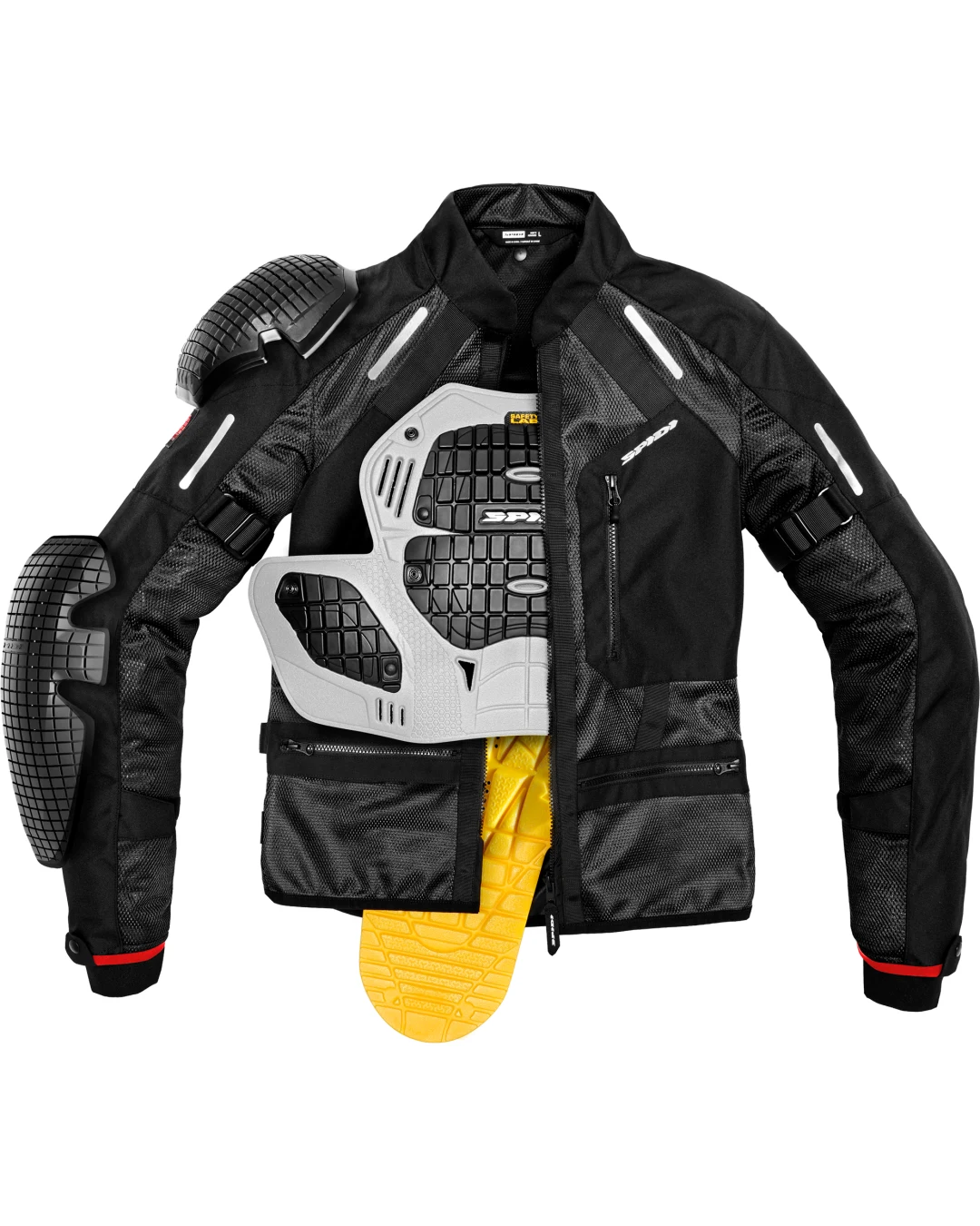 Текстилно мото яке SPIDI TECH ARMOR Black