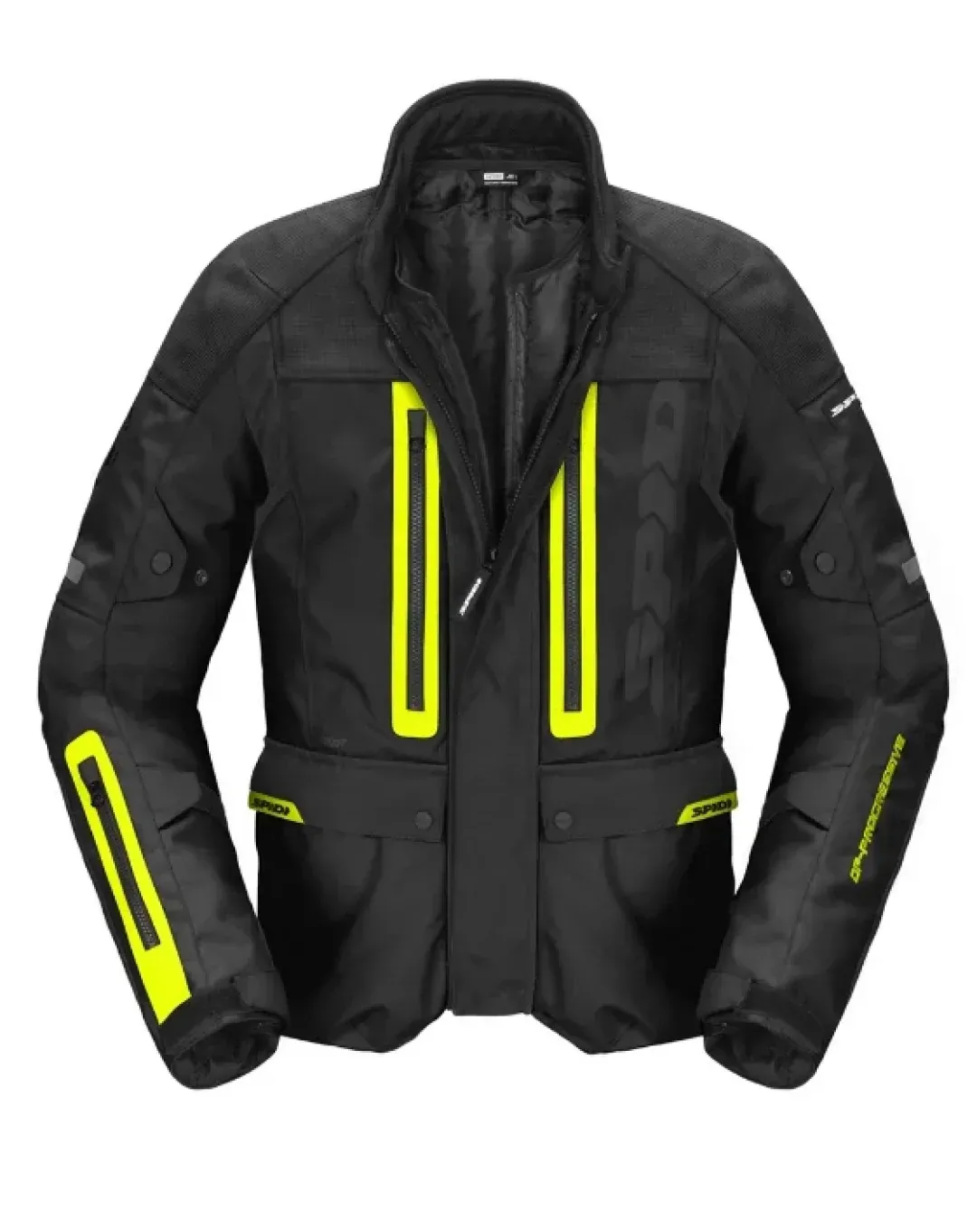 Текстилно мото яке SPIDI TRAVELER 3 EVO BLACK/YELLOW FLUO