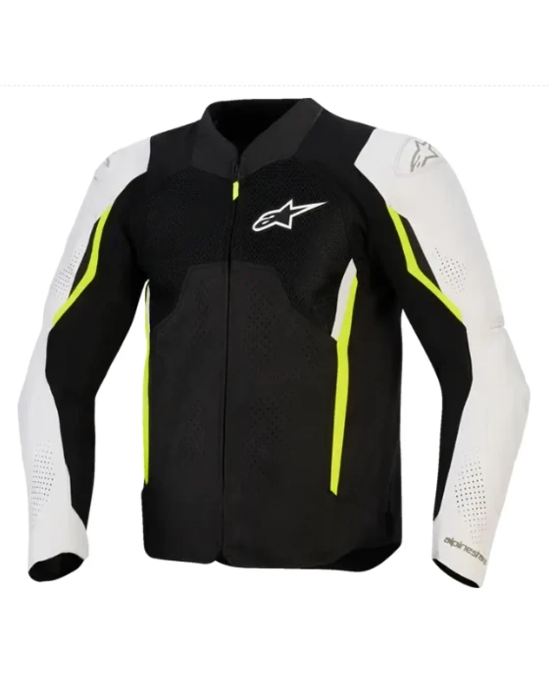 Текстилно яке ALPINESTARS AST AIR V3 BLACK/SILVER/YELLOW FLUO