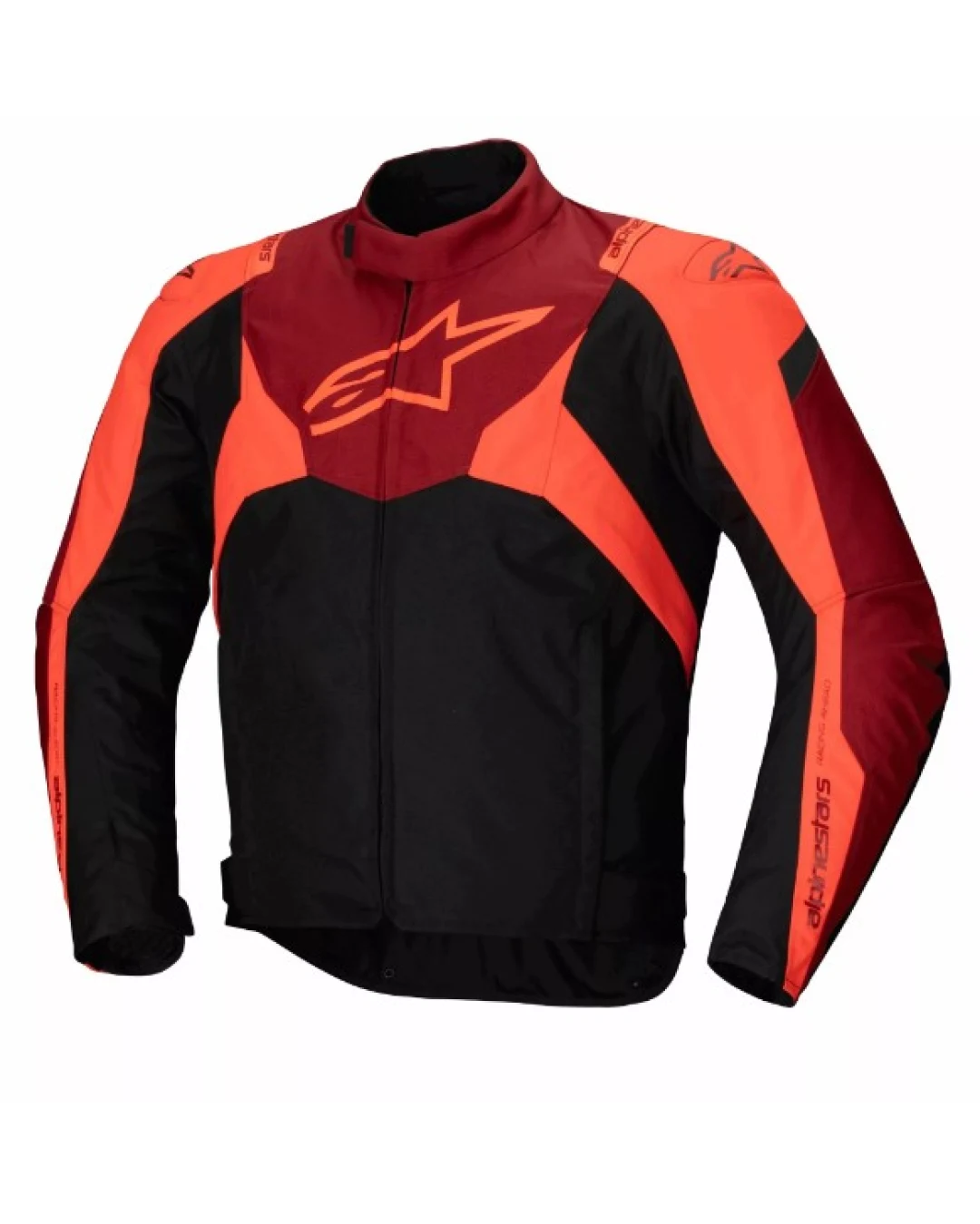 Текстилно яке ALPINESTARS T-JAWS V4 WATERPROOF BLACK/RED FLUO