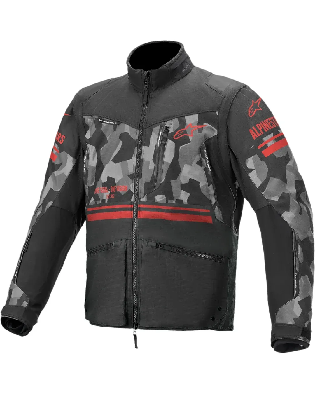 Текстилно яке ALPINESTARS Venture-R CAMO/BLACK/RED