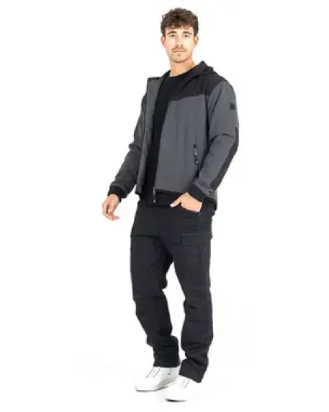 Текстилно яке JOHN DOE HOOD XTM V3 RIP STOP SOFTSHELL GRAY/BLACK