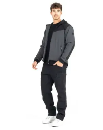 Текстилно яке JOHN DOE HOOD XTM V3 RIP STOP SOFTSHELL GRAY/BLACK