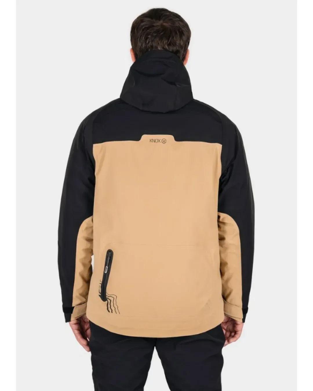 Текстилно яке KNOX MODRA WP BLACK/BROWN