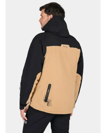Текстилно яке KNOX MODRA WP BLACK/BROWN